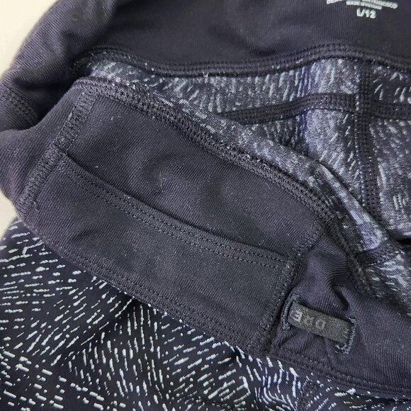 Athleta Girl Patterned Run With It Tights Leggings sz L/12 - Picture 5 of 9